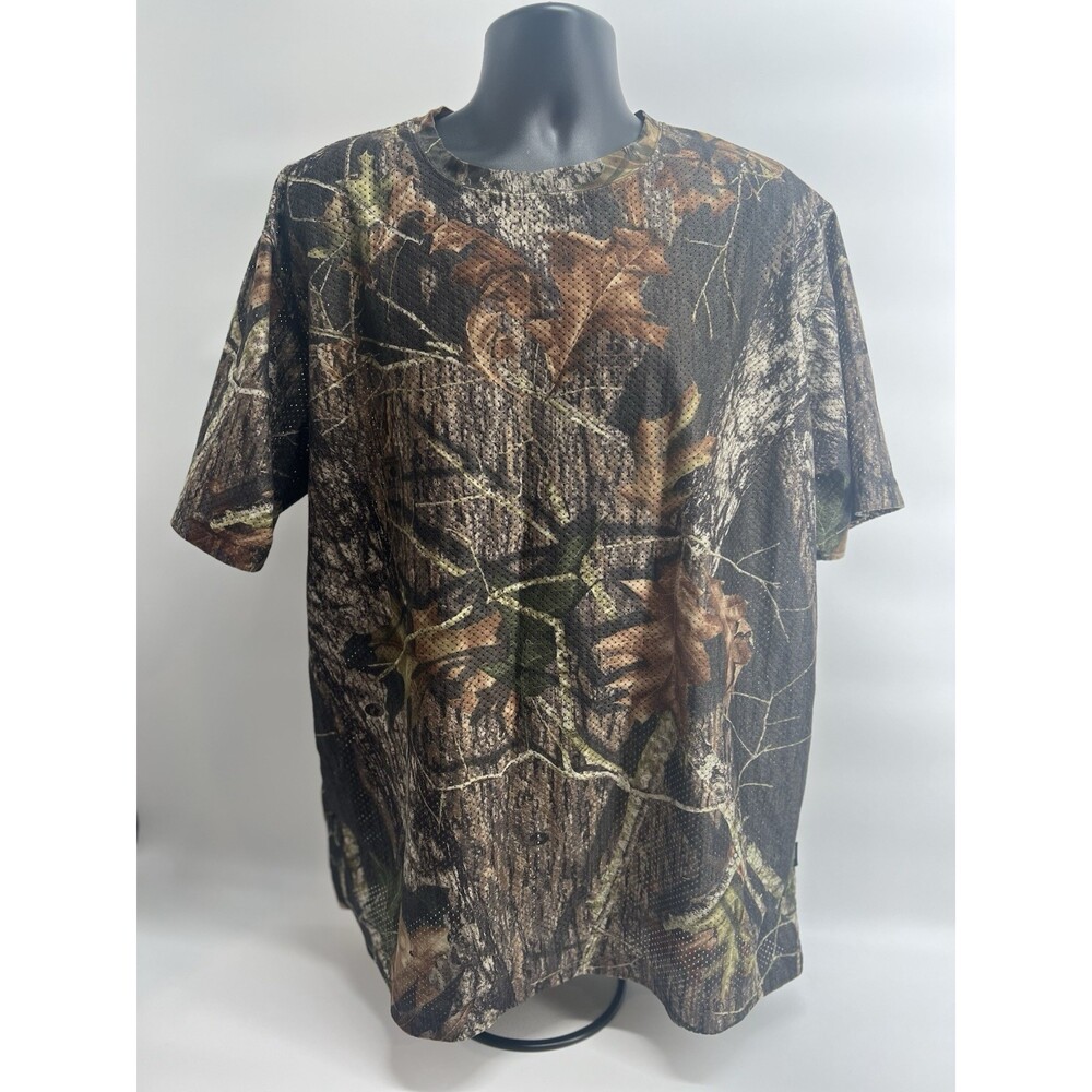 Camo Mossy Oak Mesh Jersey Guide Series Style Tee Short Sleeve Mens XL? No Tag